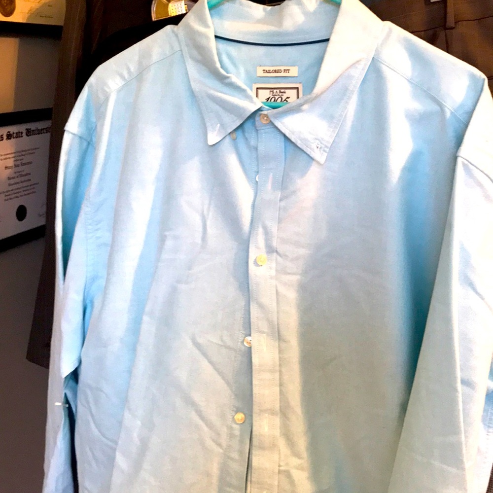 Joseph A Banks Oxford Turqouise Button Down SZ XXL Never Worn